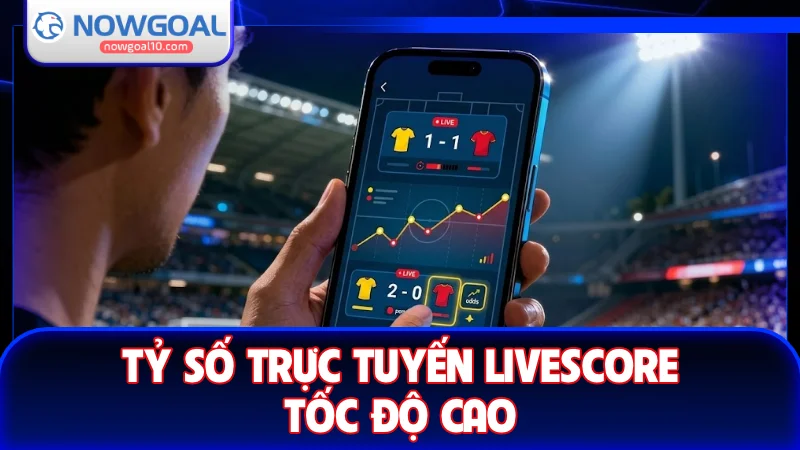 Tỷ số trực tuyến livescore nhanh như trực tiếp tại sân cỏ